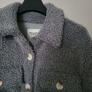 NWT Women's Abercrombie Sherpa Shirt Jacket